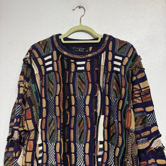 Protege Coogi Style 90's Vintage Sweater Sz 1X NWT - Picture 3 of 12